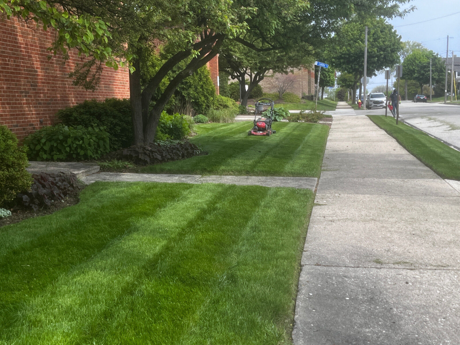 CH Enterprizes lawn care work on a Milwaukee-area property